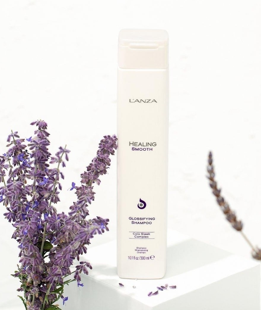 Розгладжувальний шампунь для блиску волосся LʼANZA Healing Smooth Glossifying Shampoo, 300 ml - 3